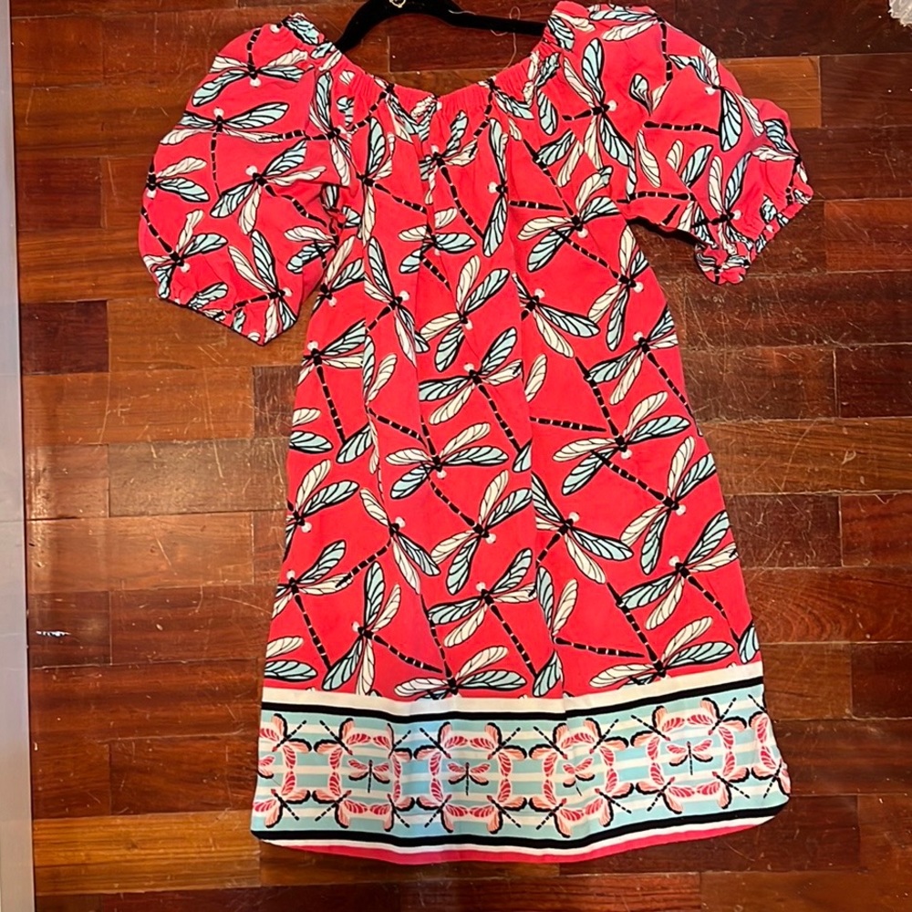 Crown & Ivy dress with dragonflies. Size small.